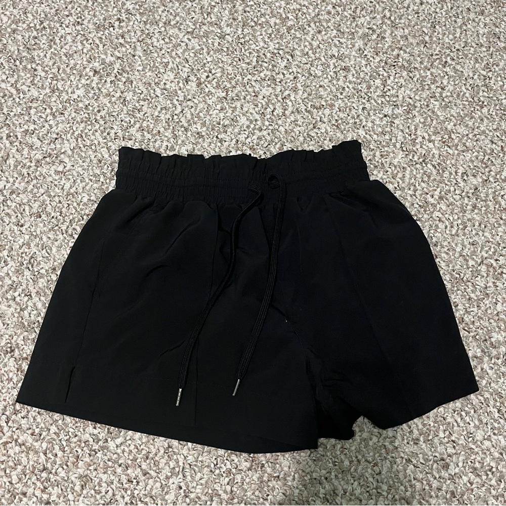 Black High Waisted Shorts